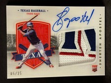 2021 Chronicles Americas Pastime SHERTEN APOSTEL 3-COLOR JERSEY AUTO 5/25