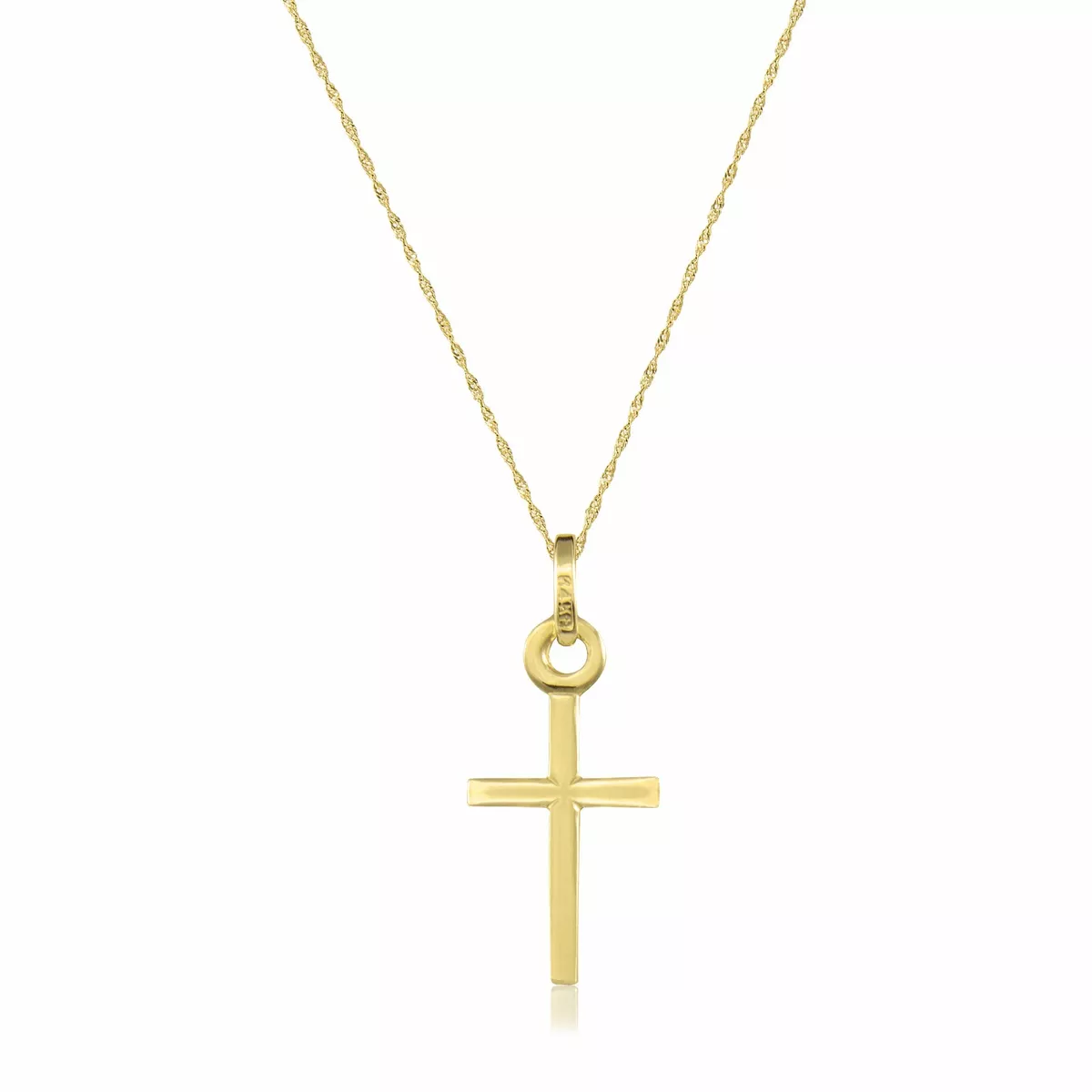 Women's 14k gold cross clearance necklace