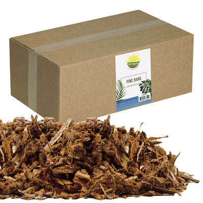 100% Natural Pine Bark Mulch Nuggets for Indoor/Outdoor Container Garden