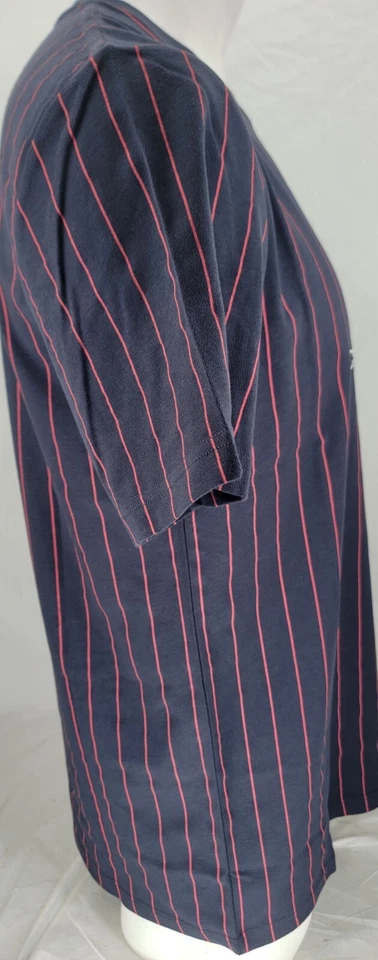 NEW St. Louis STL Cardinals Navy Striped New Era SS Crew Neck Tee Shirt Men's L - Image 4 of 4