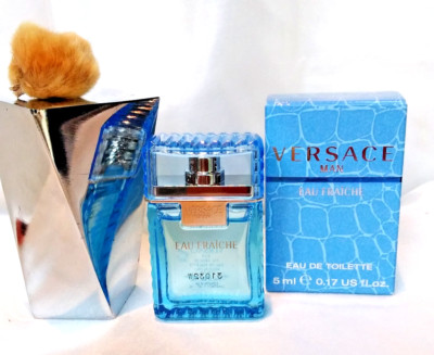 Miniature VERSACE MAN - EDT Homme - 5ml  - Pleine - Boîte - Neuf