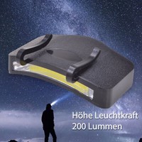COB-LED Stirnlampe Scheinwerfer Kopflampe SchirmmüTzen Kappenlampe Caplight