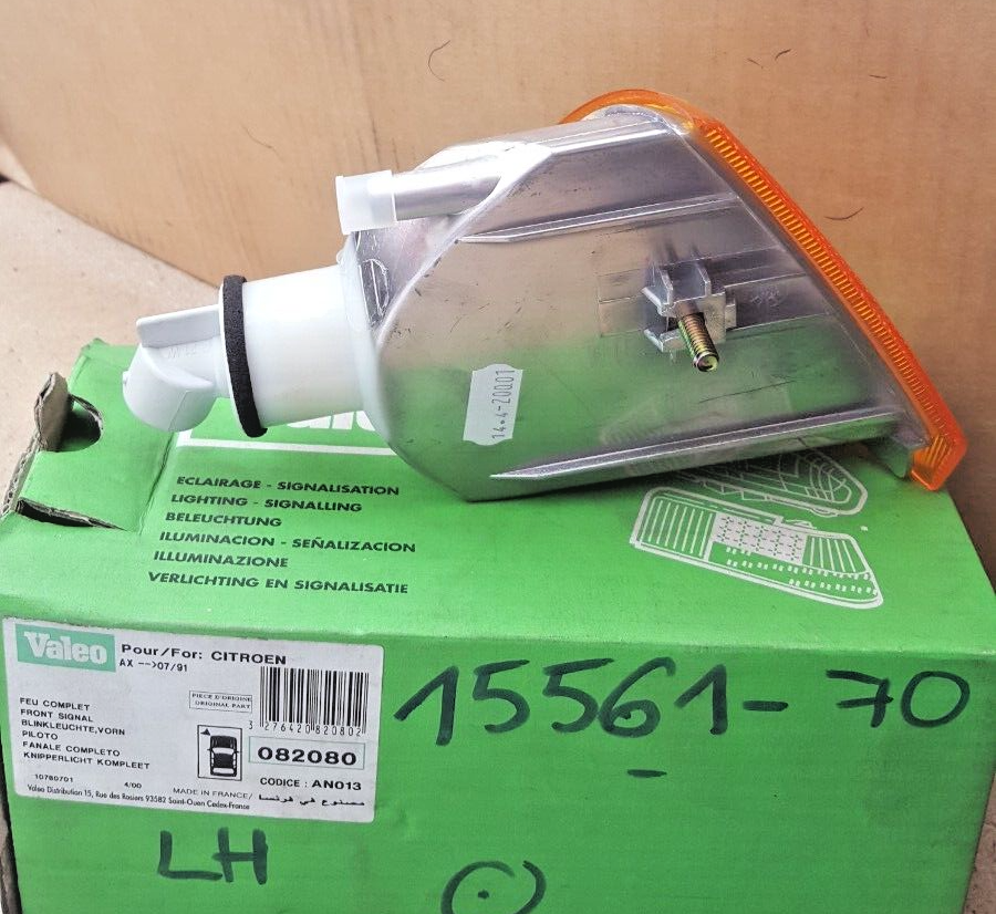 各種セット Citroen AX MK I Front Indicator Light Left Valeo 082080 NEW