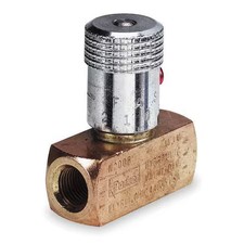 Parker N200b Colorflow Needle Valve, Brass, 1/8-27, 3 Gpm, 2000 Psi