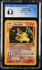 CHARIZARD HOLO CGC 8.5 2000 POKEMON BASE SET 2 II HOLO ENGLISH #4/130 #4 RARE