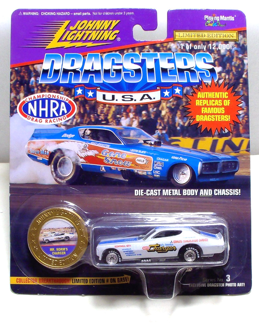 Johnny Lightning Dragsters Usa Mr. Norm's Charger 1:64 Diecast