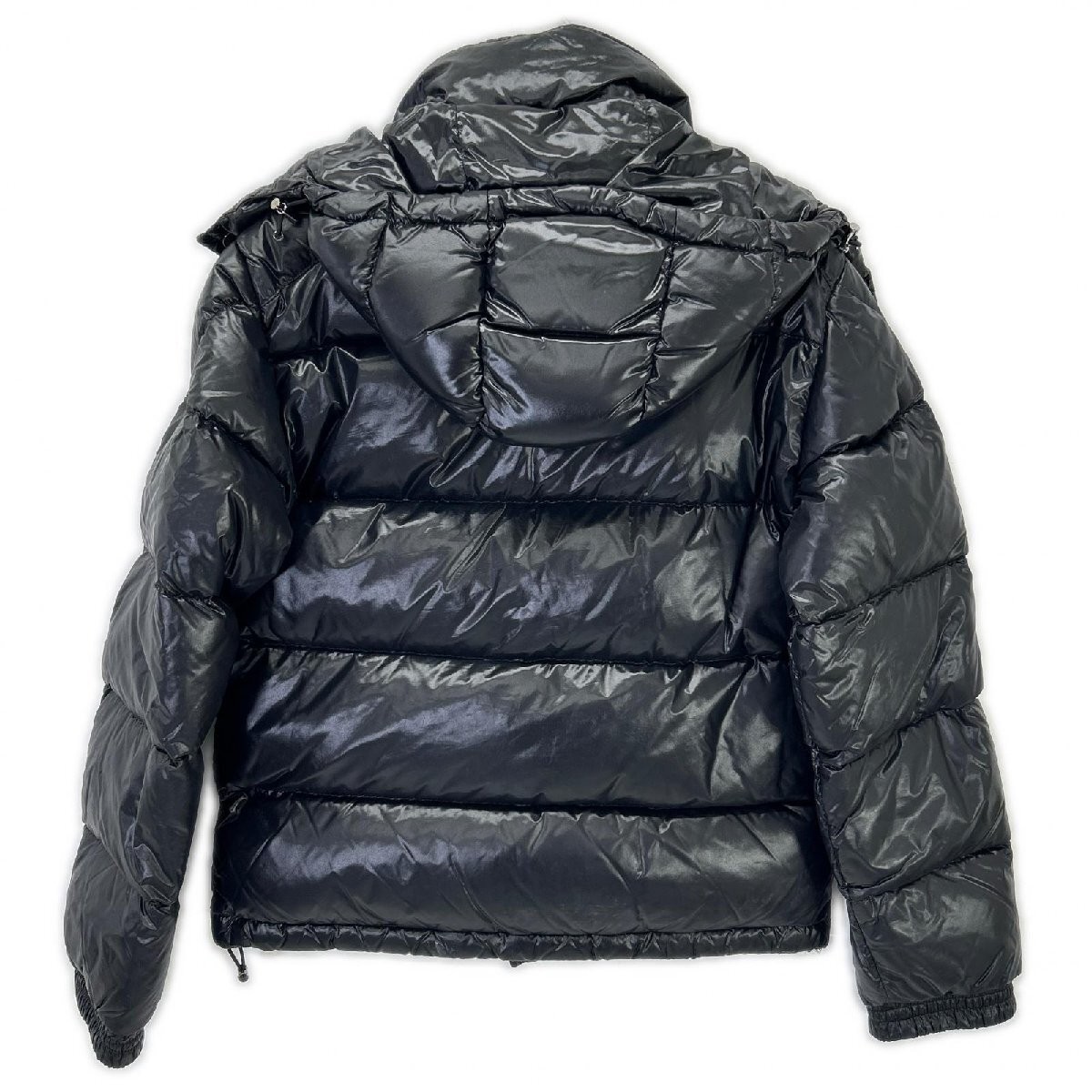 Moncler K2 Black Front Logo Down Jacket Men's Used Si… - Gem