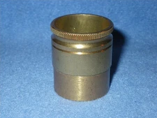 VINTAGE OPEN TOP BRASS TENOR SAXOPHONE BODY END PLUG - 27.4mm TENON DIAMETER