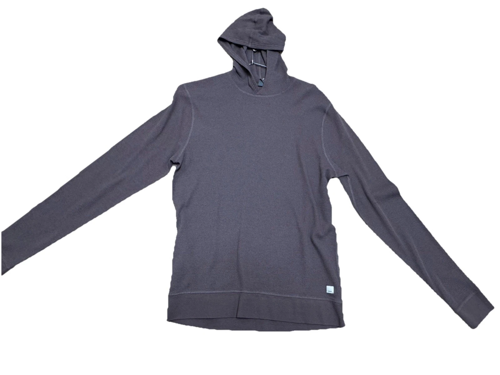 NWT Vuori Thermal Mens Huckleberry Waffle Hoodie Knit Long Sleeve medium
