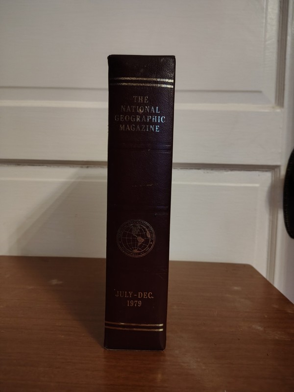Set Of National Geographic magazines from July to December 1979 w/ slipcase.