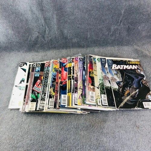 Vintage Batman Comic Book Lot 36 Comics 90’s to 2000's Hush Legends of the Dark