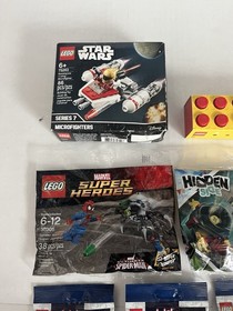 LEGO MARVEL SPIDERMAN STAR WAR ELVES MARIO MINIFIGURE 11 NEW SEALED SETS $5.50