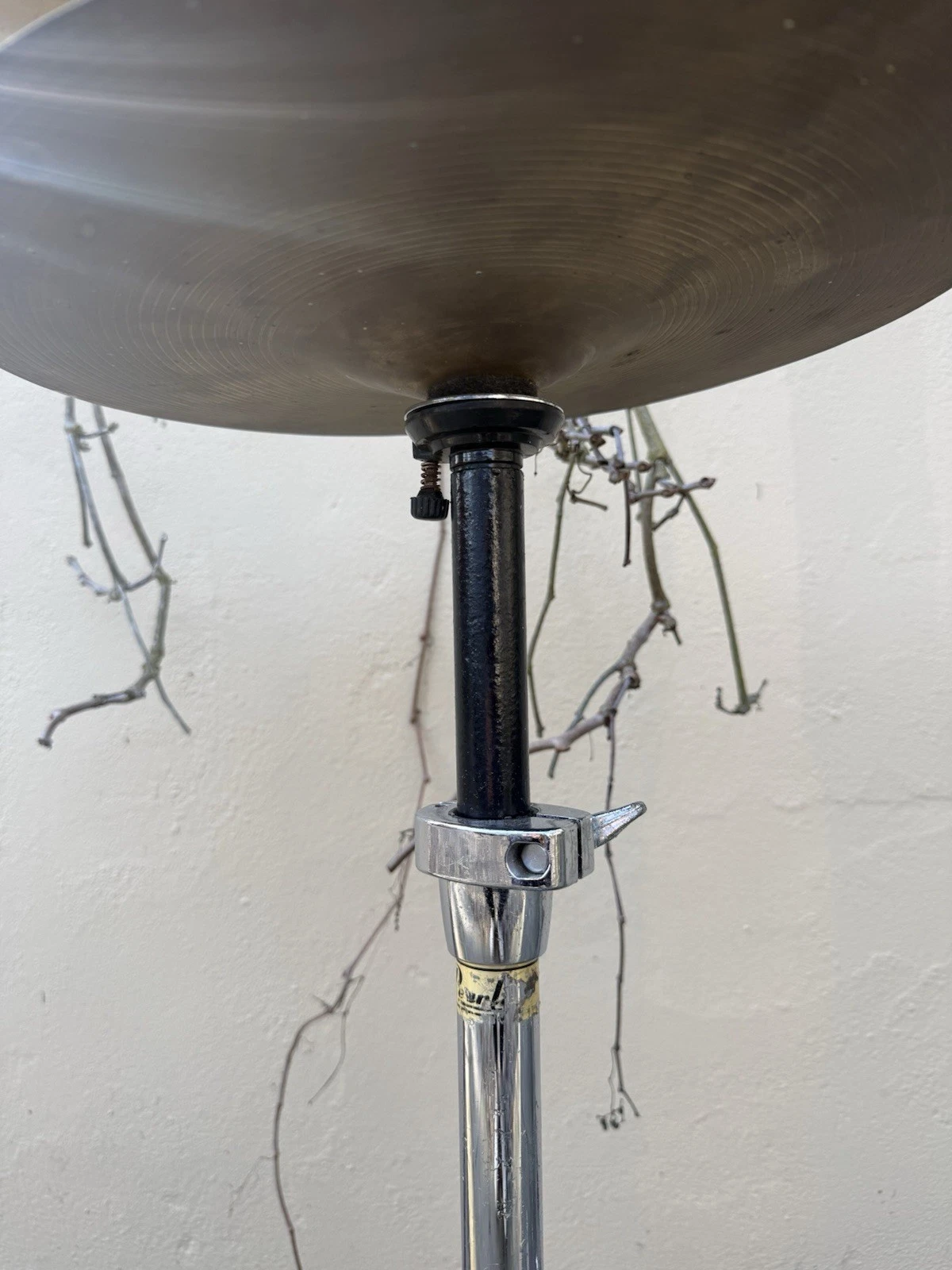 Pearl Hi Hat Stand With Lazer Hi Hat Cymbals Musical Instrument - Used Condition 4
