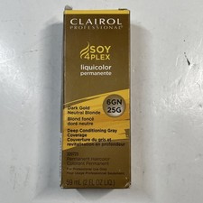 Clairol Hair Color Soy4Plex 6GN 25G Dark Gold Neutral Blonde Liquicolor