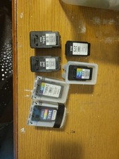 Empty Ink Cartridges Lot Of 6 Cannon Black And Color