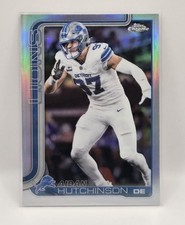 2025 Topps Chrome Aidan Hutchinson Refractor #104 NFL Detroit Lions
