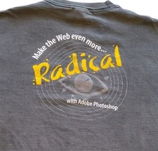 Rare VTG 90s Adobe Creative Suite Photoshop T-Shirt L Or XL PC Mac Computer Tech