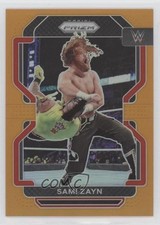 2022 Panini Prizm WWE Orange Prizm 61/99 Sami Zayn #181 0s2