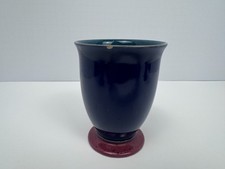 Denby England Harlequin Footed Coffee Mug Cup - Speckled Stoneware