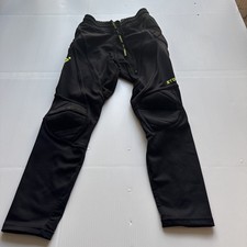Storelli Youth Small YS Padded Goalkeeper Soccer Pants Black Knee Protection