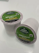 Green Mountain Breakfast Blend Light Roast K Cups. 100 Pods Bulk