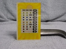 Original Jennings Sun Chief Three Cherry  Award Card Decent Used