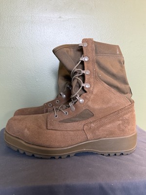Belleville USMC Hot Weather Steel Toe Boots 550ST Brown Leather Size 11 W