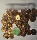 1956-D Lincoln Wheat RED Cent ROLL *Full 50 Coin MS/BU UNCIRCULATED RED w/Tube
