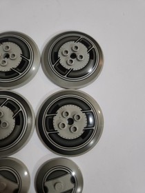 8 LEGO Old Light Gray Inverted Dish 3960 4x4 44375 6x6 4483 4482 AT-AT