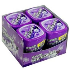 Ice Breakers Ice Cubes Arctic Grape Sugar Free Gum - 40ct Bottle Pack of 4