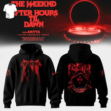1TheWeeknd After Hours Til Dawn Tour 2026 XO Limited Edition Black Hoodie