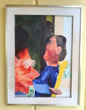 Ennio Calabria - Olio Su Tela 50 X 70 Cm