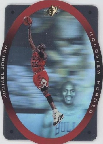 1996 Upper Deck SPX Holoview Heroes Michael Jordan #H1 Bulls DIE 