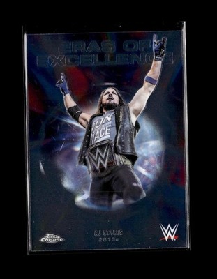 2026 Topps Chrome WWE Eras of Excellence #ERA-26 AJ Styles RAW QTY