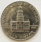 1976 Kennedy Clad Bicentennial Half Dollar Taken from a US Uncirculated Mint Set