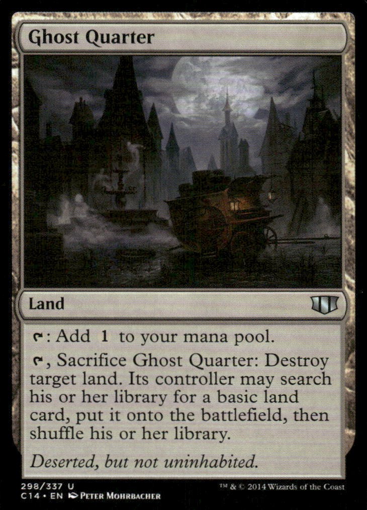 Ghost Quarter - Commander 2014 C14 - 298 - MTG Magic