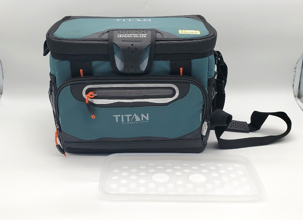 Arctic Zone Titan Deep Freeze Zipperless Cooler, Blue - 16 C