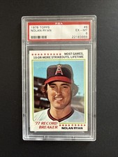 1978 Topps - Record Breaker Nolan Ryan #6