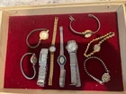 Vintage Ladies Watches 9 Fossil Timex Pulsar Clinton Hamilton Untested