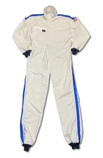 Vintage Simpson Racing Fire Suit Blue Stripe Adult