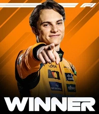 Oscar piastri F1 FORMULA ONE CHAMPION MCLAREN DRIVER TEAM BIG 420mm poster,1