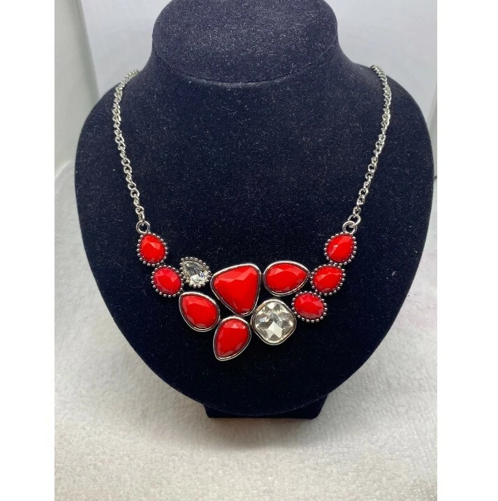 Paparazzi red stone best sale necklace