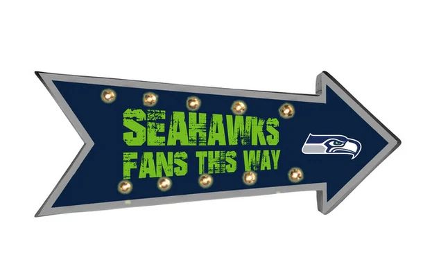 Seahawks light sale up sign