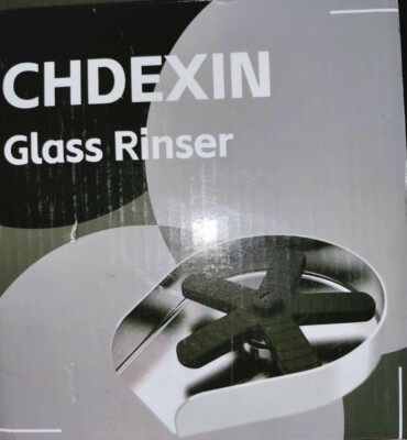 (2) NEW Automatic Washer Glass Rinse Cup Cleaner Beer Pitcher Bar Kitchen 2units