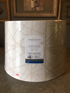 New Threshold Large Mix Match Lighting Lamp Shade Cream ...