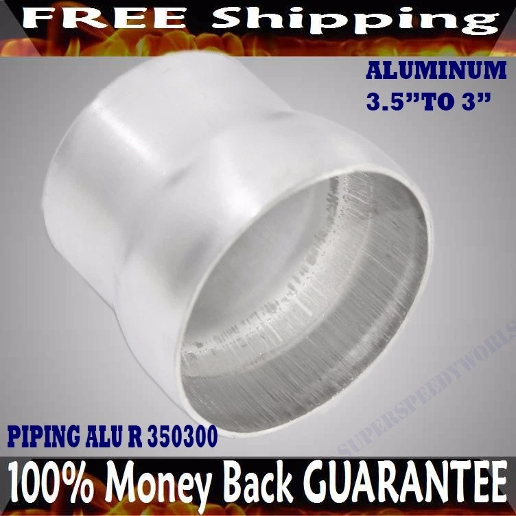 "Универсальный алюминиевый редуктор 3"" OD - 3,5"" OD ""сделай сам"" длина 2,9""" - Изображение 2 из 4