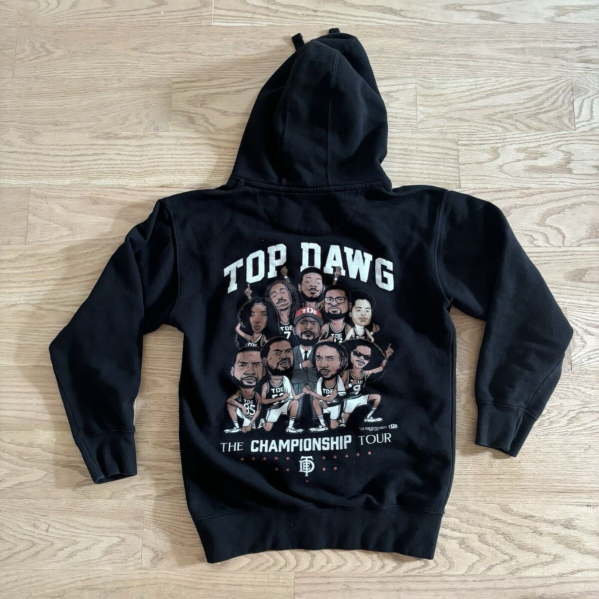 TDE Kendrick Lamar Championship Tour Hoodie Small Top Dawg TDE Kendrick Lamar Championship Tour Hoodie Small Top Dawg