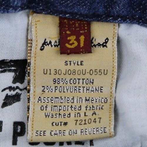 Vintage 7 For All Mankind Jeans A Pocket Low Rise Boot USA Sz 31 (Msr 31x33) - Bild 4 von 10