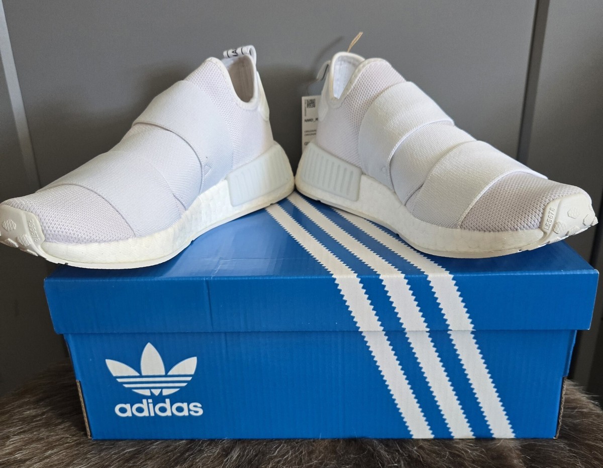 Adidas NMD_R1 Cloud White Women's US 6 Originals Slip On Shoes Sneakers NIB  | eBay