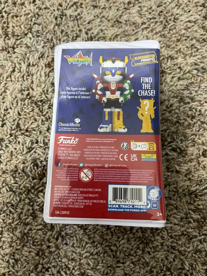 Voltron (1984) Rewind Figure New Partially Sealed FUNKO Blockbuster New/Open Box - Image 2 of 4